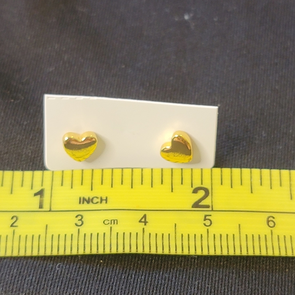 Heart studs - Picture 7 of 7